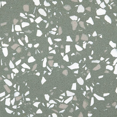 Quartz Stone italiana Terrazzo Green Grain 2.0