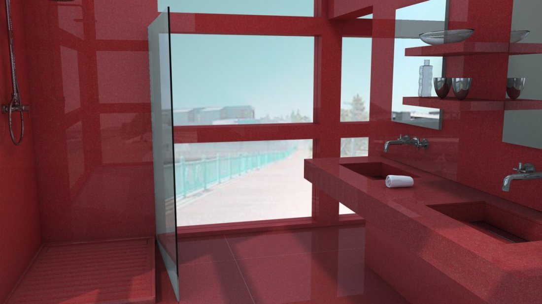 Galerie photos Quartz Silestone Rojo Eros
